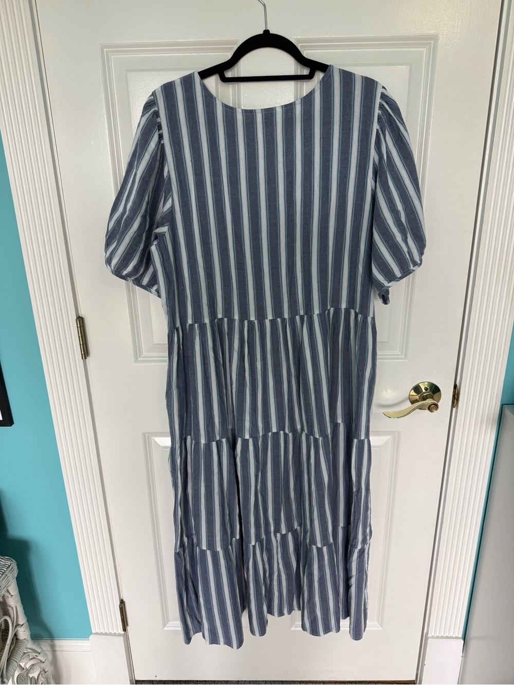 Old Navy Striped Midi Dress - Picture 2 of 4